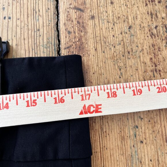 Color Swatch Womens Plus-Size Black Pencil Skirt 2X Rear Zip Rayon Blend - Picture 6 of 7